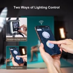 GVM PR150D-SET1 150W Bi-Color High Power Led Light Kit  with Softbox