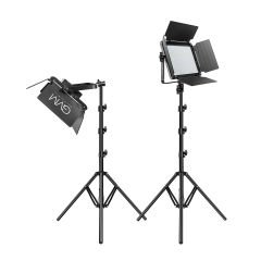 GVM 880RS Studio Light BI Color & RGB Video Light Panel 3-Light Kit