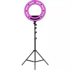 GVM Bi-Color & RGB LED Soft Double Ring Light (18'')