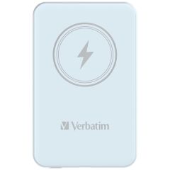 Verbatim 5000 Mah Manyetik Kablosuz (Magsafe) 15W Powerbank  20W PD Mavi Renk Kablo Dahil-(32242)