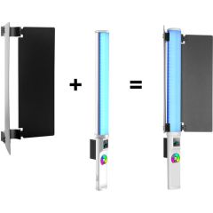 GVM Barndoors for T20R Beacon LED Wand Light