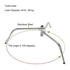 GVM C360 Turtle-Base C-Stand & Grip Arm Kit (10.5')