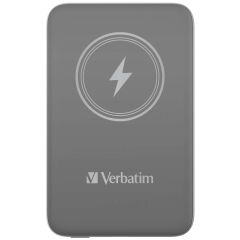 Verbatim 10000 Mah Manyetik Kablosuz (Magsafe) 15W Powerbank 20W PD Gri Renk Kablo Dahil-(32249)