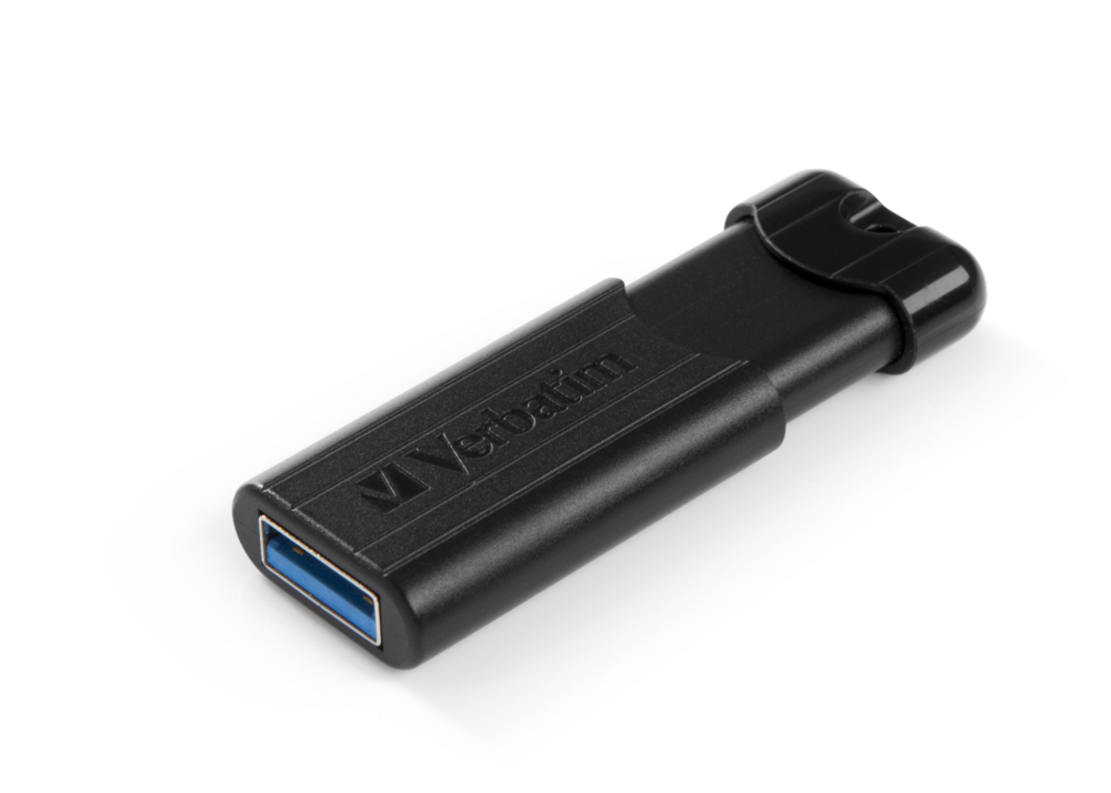 Verbatim 64GB Pinstripe Usb-A 2.0 Flash Bellek Siyah Renk-(49318)