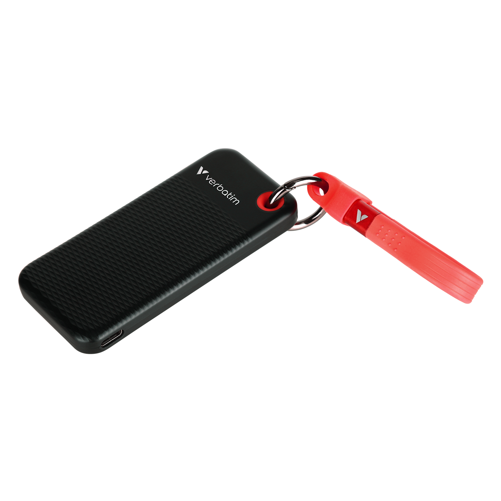 Verbatim 1TB Pocket Mini Taşınabilir SSD Usb 3.2 - 1000MB/S-1000MB/S Siyah/ Kırmızı Kablo Dahil(32192)