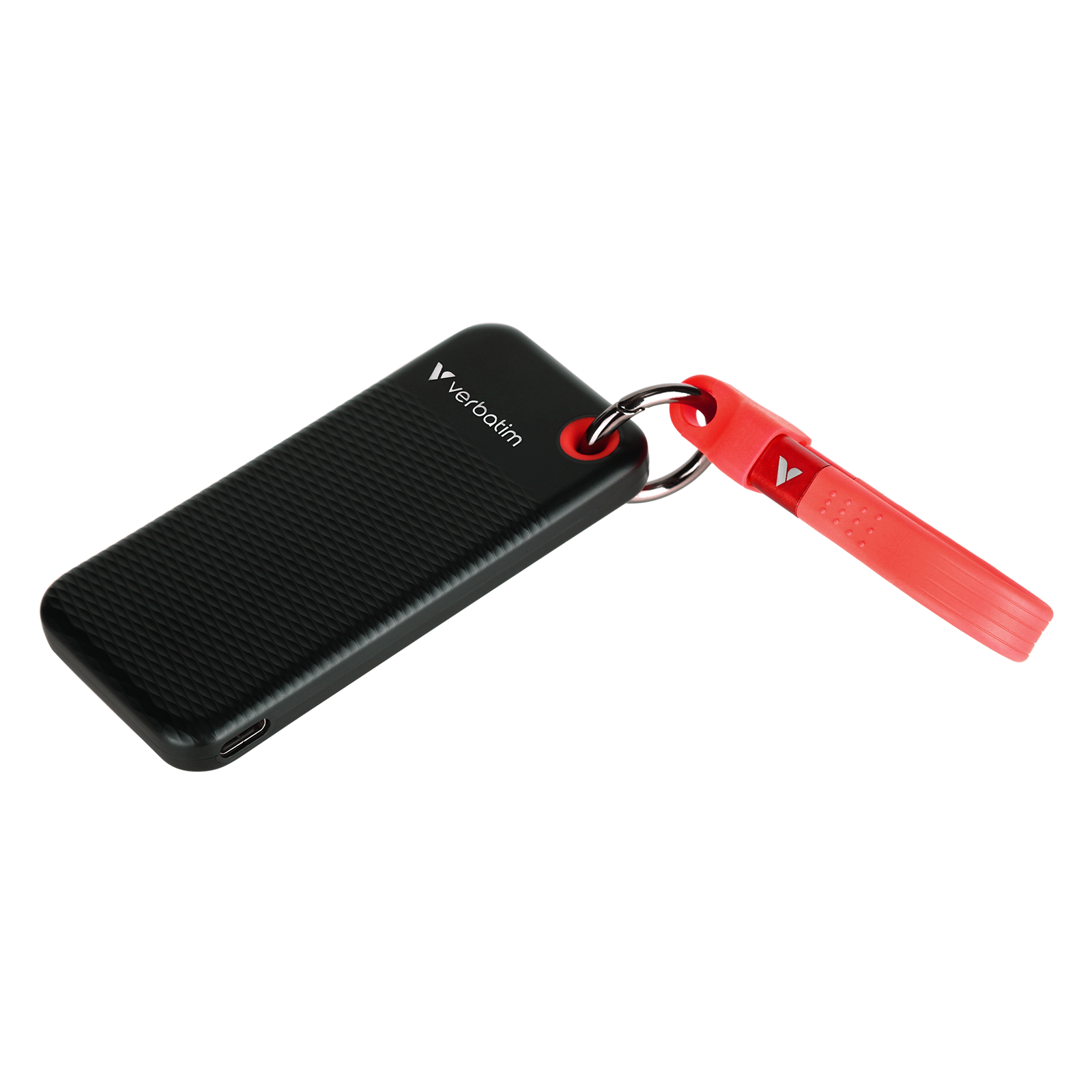 Verbatim 1TB Pocket Mini Taşınabilir SSD Usb 3.2 - 1000MB/S-1000MB/S Siyah/ Kırmızı Kablo Dahil(32192)