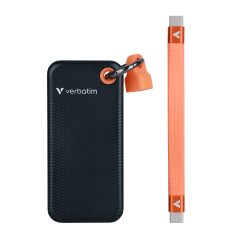 Verbatim 1TB Pocket Mini Taşınabilir SSD Usb 3.2 - 1000MB/S-1000MB/S Siyah/ Turuncu Kablo Dahil (32193)