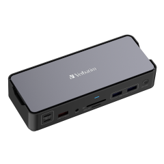 Verbatim 15 Port Usb C Bağlantılı Dock 2 x HDMI, 1 x DPort, 1 x RJ45, 1x Usb-A 3.2 Gen2, 2x Usb-A 3.2 Gen1, 1 x Usb-A2.0(32171)