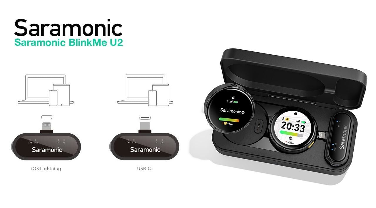 SARAMONIC BLINKME U2 KABLOSUZ MİKROFON