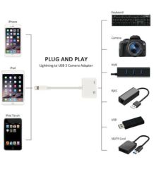OEM Marka NK101 iPhone Lightning Usb Kamera Adaptörü