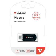 Verbatim 64GB Plectra Usb-C Usb Flash Bellek Siyah Renk-(30224)