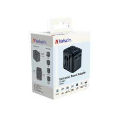 Verbatim Evrensel Seyahat Şarj Adaptörü UTS-01 2 x Usb-A Usb-(49543)