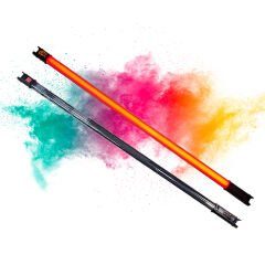 GDX TB-100 RGB 45W Youtube Canlı Yayın Arka Plan Renkli Dolgu Işığı Led Tüp Işık (Uzunluk: 100 cm)