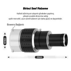 GDX SN-02 120mm Optik Snoot Bowens Bağlantılı 35 Desen Kartlı 5 Renkli Filtreli