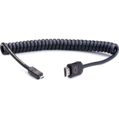 Atomos ATOM4K60C2 – AtomFLEX HDMI (Type-A) Erkek – Micro-HDMI (Type-D) Erkek Sarmal Kablo (40–80 cm)