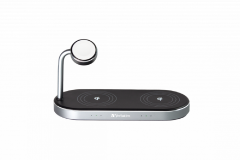 VERBATIM 49557 - WCS-03 3IN1 iWATCH 2xQI CHARGER MAX:35W