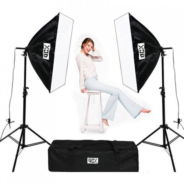 Gdx TLB-2 Twin Pro 50x70 Softbox Kit - Lambasız