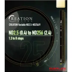 Marumi CREATION Variable ND2.5-ND256/V 77 mm