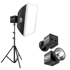 Gdx ML100 Bicolor 60x90 SoftBox Video ve Ürün Çekim Tekli Işık Seti
