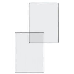 Kaiser Glass Inserts flat glass 6 x 9 cm (4490)