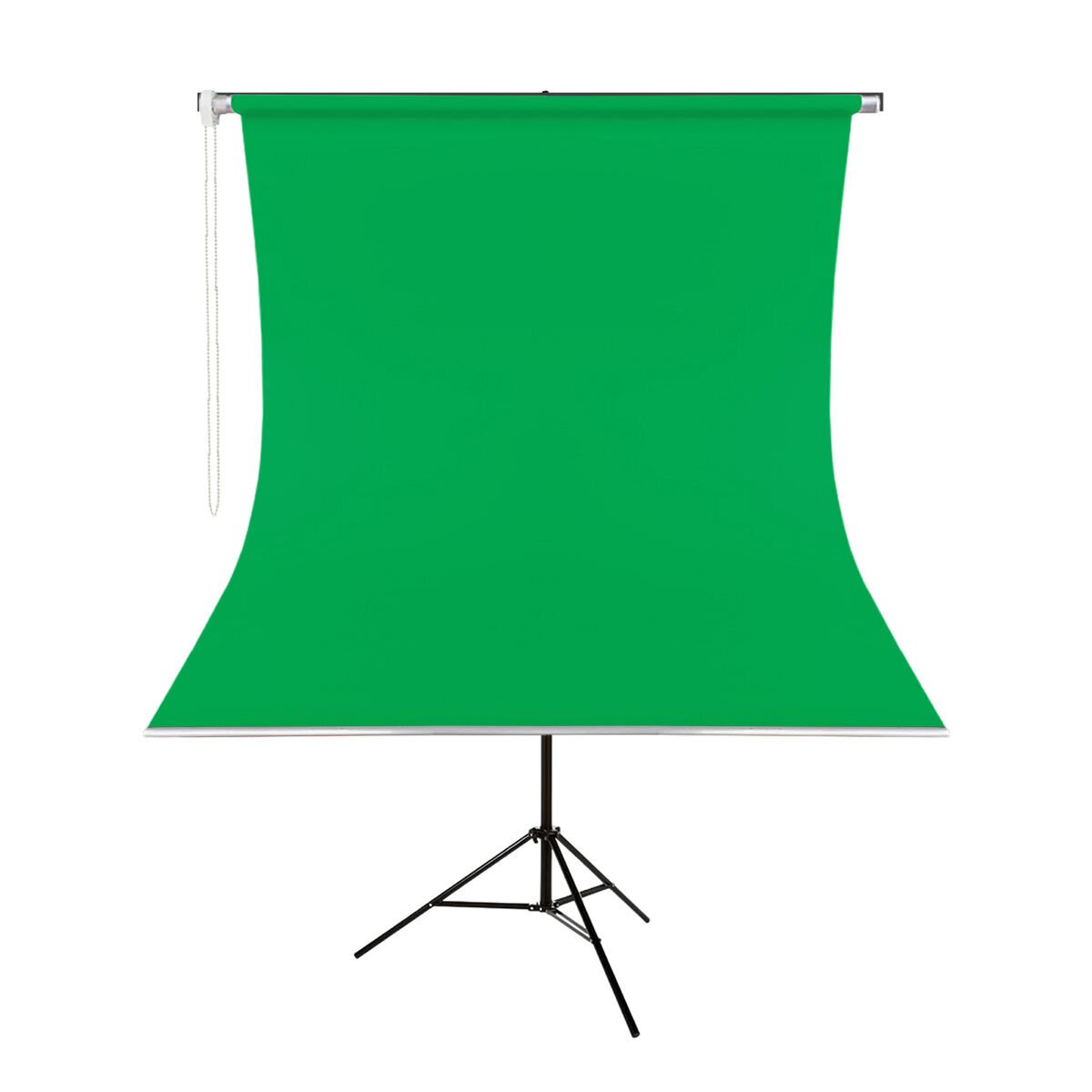 GDX Kumaş - Seyyar Vesikalık Yeşil Renk Fon Perde 135x200 cm