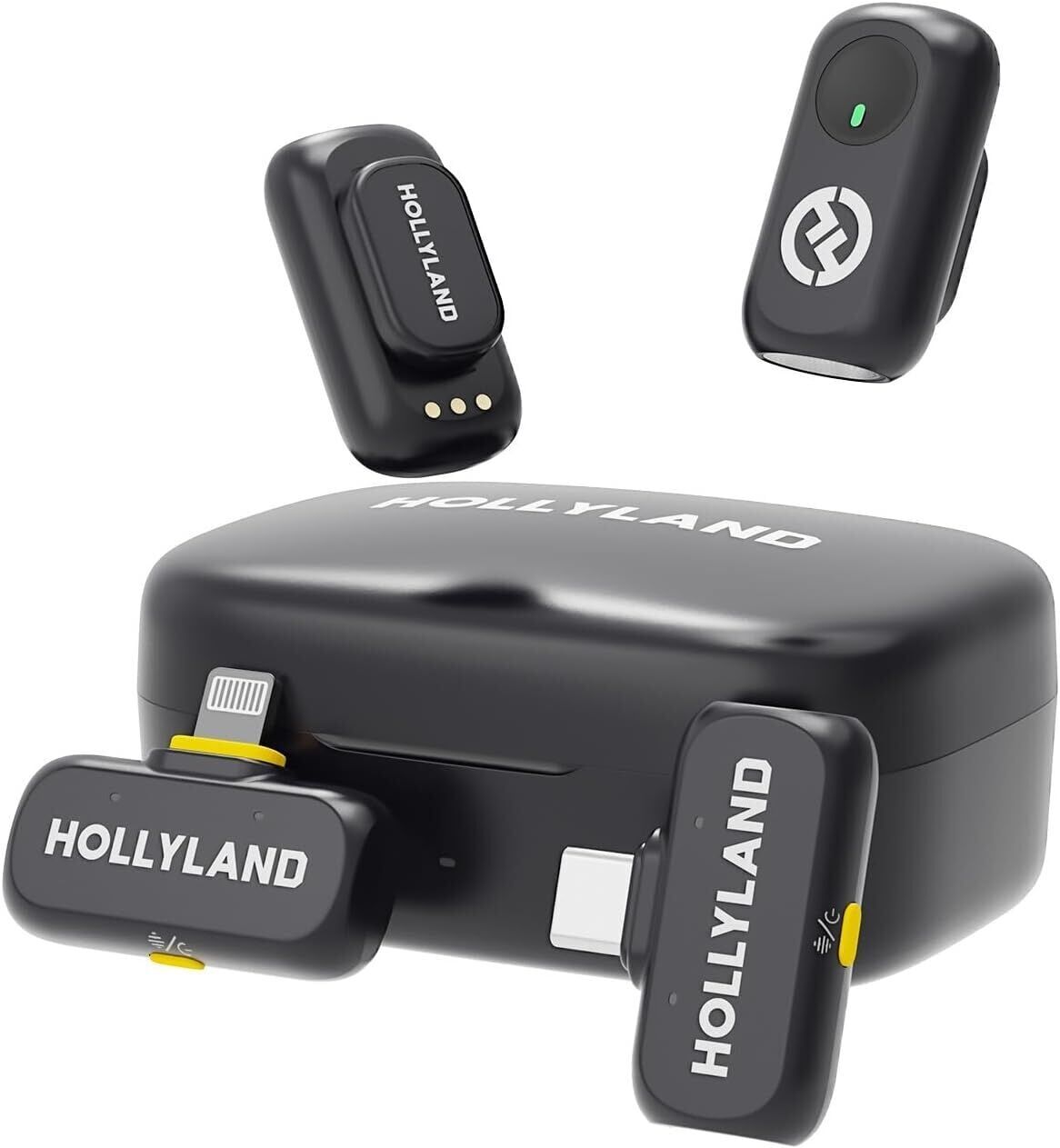 Hollyland LARK A1 Combo 2 Kişilik Kablosuz Mikrofon Sistemi
