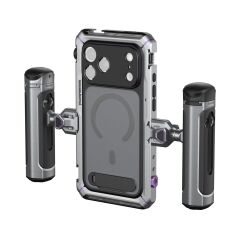 SmallRig 5584 Megatron Edition iPhone 17 Pro Max  için Çift El Tipi Mobil Cihaz Kiti