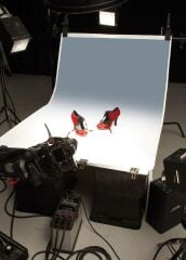 Colorama Colorgrad 303 110x170 White&Grey PVC Fon