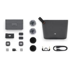 DJI Mic 3 Kablosuz 2 Kişilik Kompakt Mikrofon Seti