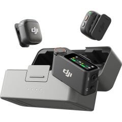 DJI Mic 3 Kablosuz 2 Kişilik Kompakt Mikrofon Seti