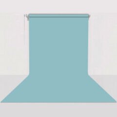 GDX Sabit (Tavan & Duvar) Kağıt Sonsuz Stüdyo Fon Perde (Sky Blue) 2.70x11 Metre