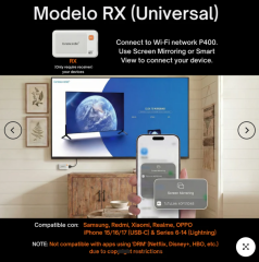 LEMORELE P400  Kablosuz HDMI/TYPC  Verici ve Alıcı Kiti