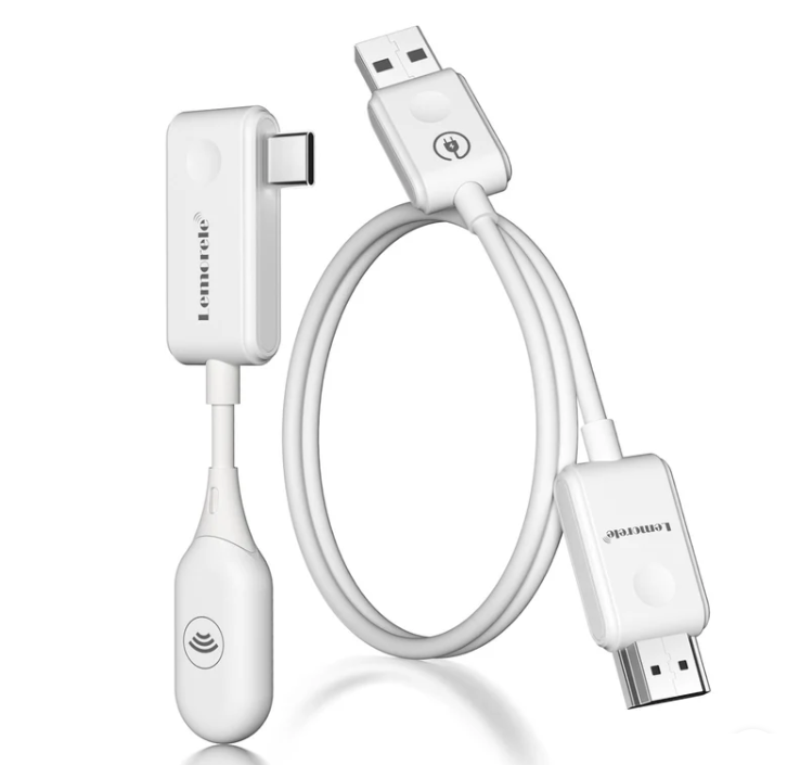 LEMORELE P10 1TX & 1RX Kablosuz HDMI/USB C Görüntü Aktarım Cıhazı
