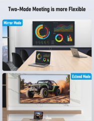 LEMORELE P100  1TX & 1RX Kablosuz HDMI/USB C Görüntü Aktarım Cıhazı