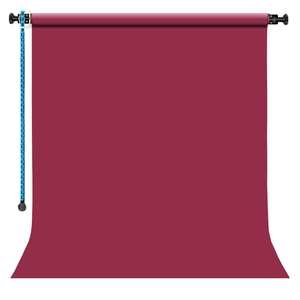 GDX Sabit (Tavan & Duvar) Kağıt Sonsuz Stüdyo Fon Perde (Crimson) 2.70x11 Metre