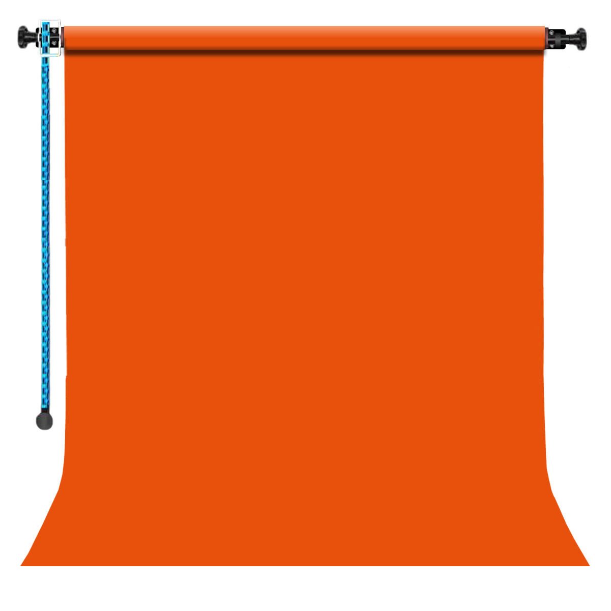 GDX Sabit (Tavan & Duvar) Kağıt Sonsuz Stüdyo Fon Perde (Tangelo) 2.70x11 Metre