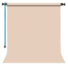 GDX Sabit (Tavan & Duvar) Kağıt Sonsuz Stüdyo Fon Perde (Egg Nog) 2.70x11 Metre