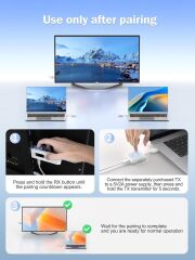 LEMORELE P200  Kablosuz HDMI/USB C Görüntü Aktarım Cıhazı