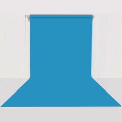 GDX Sabit (Tavan & Duvar) Kağıt Sonsuz Stüdyo Fon Perde (Turquoise) 2.70x11 Metre