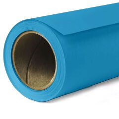 GDX Sabit (Tavan & Duvar) Kağıt Sonsuz Stüdyo Fon Perde (Turquoise) 2.70x11 Metre