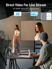 LEMORELE R100 1080 HDMI Kablosuz Görüntü Aktarım Cıhazı