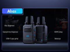LEMORELE R5000 1080 HDMI Kablosuz Görüntü Aktarım Cihazı