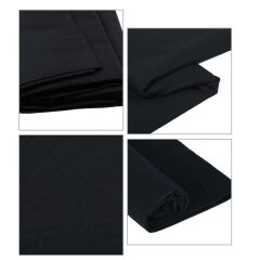 GDX Kumaş Fon Siyah (3x3 Metre) Katlanabilir / Yıkanabilir