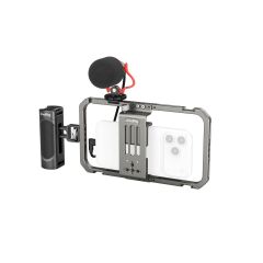 SmallRig 3384D Hepsi Bir Arada Video Kiti Ses ve Aydınlatma Sistemiyle Akıllı Telefon Kullanıcıları İçin