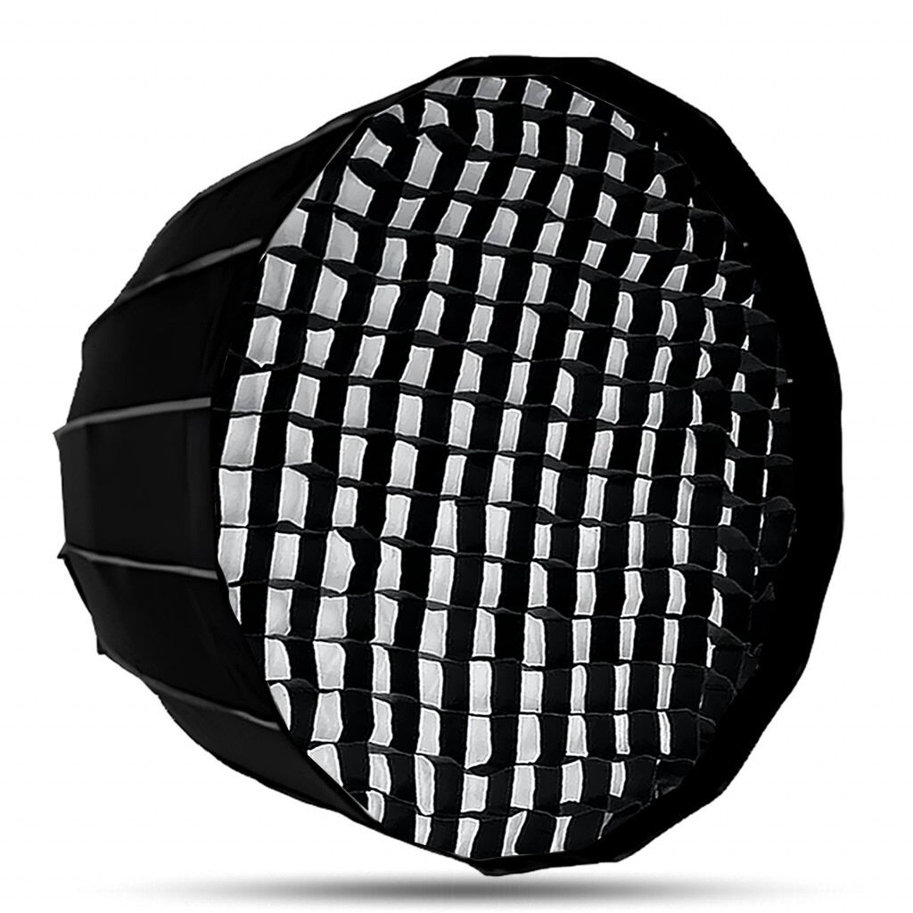 GDX Parabolic Gridli Softbox 90cm Kolay Kurulum YouTube, Reel ve Film Çekimleri İçin Profesyonel Softbox