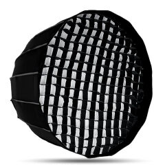 GDX Parabolic Gridli Softbox 90cm Kolay Kurulum YouTube, Reel ve Film Çekimleri İçin Profesyonel Softbox