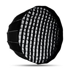GDX Parabolic Gridli Softbox 70cm Kolay Kurulum YouTube, Reel ve Film Çekimleri İçin Profesyonel Softbox